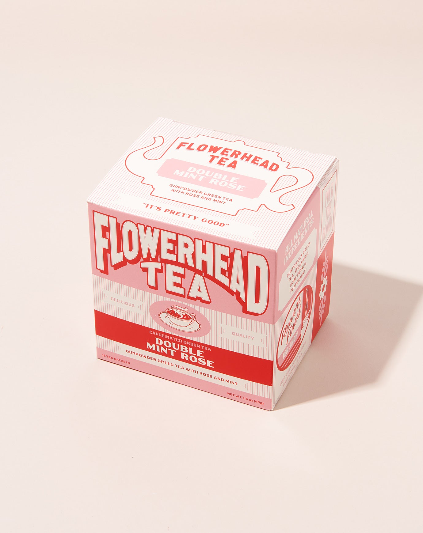 Flowerhead Tea Double Mint Rose Tea Bags