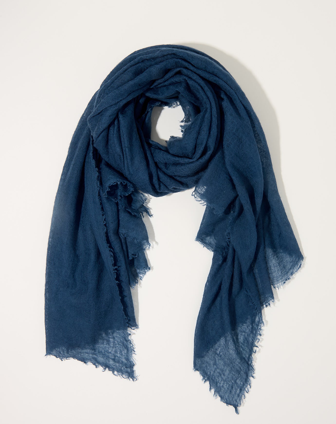 Frenckenberger Big Woven Scarf in Encre