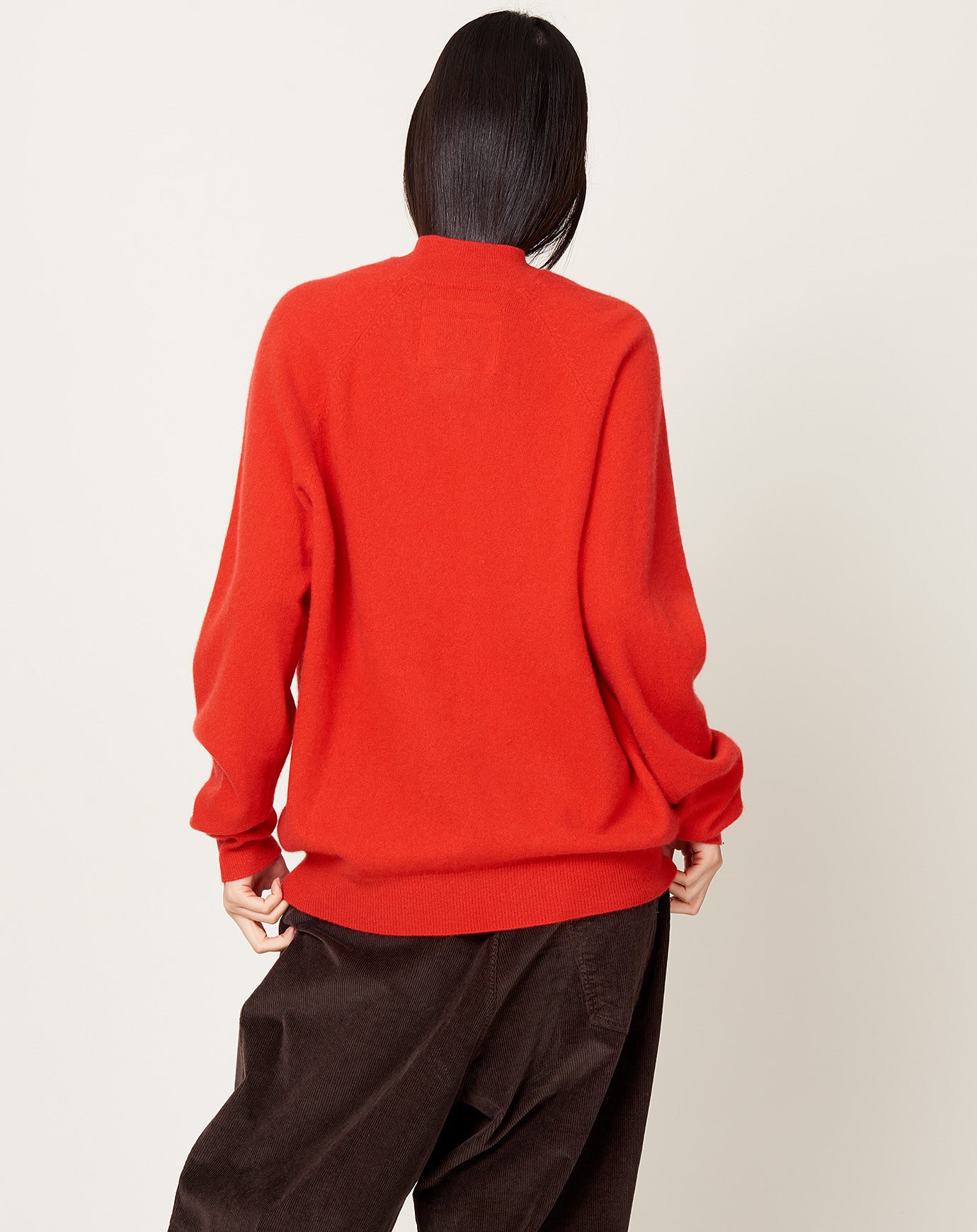 Frenckenberger Johnny Sweater in Faded Red