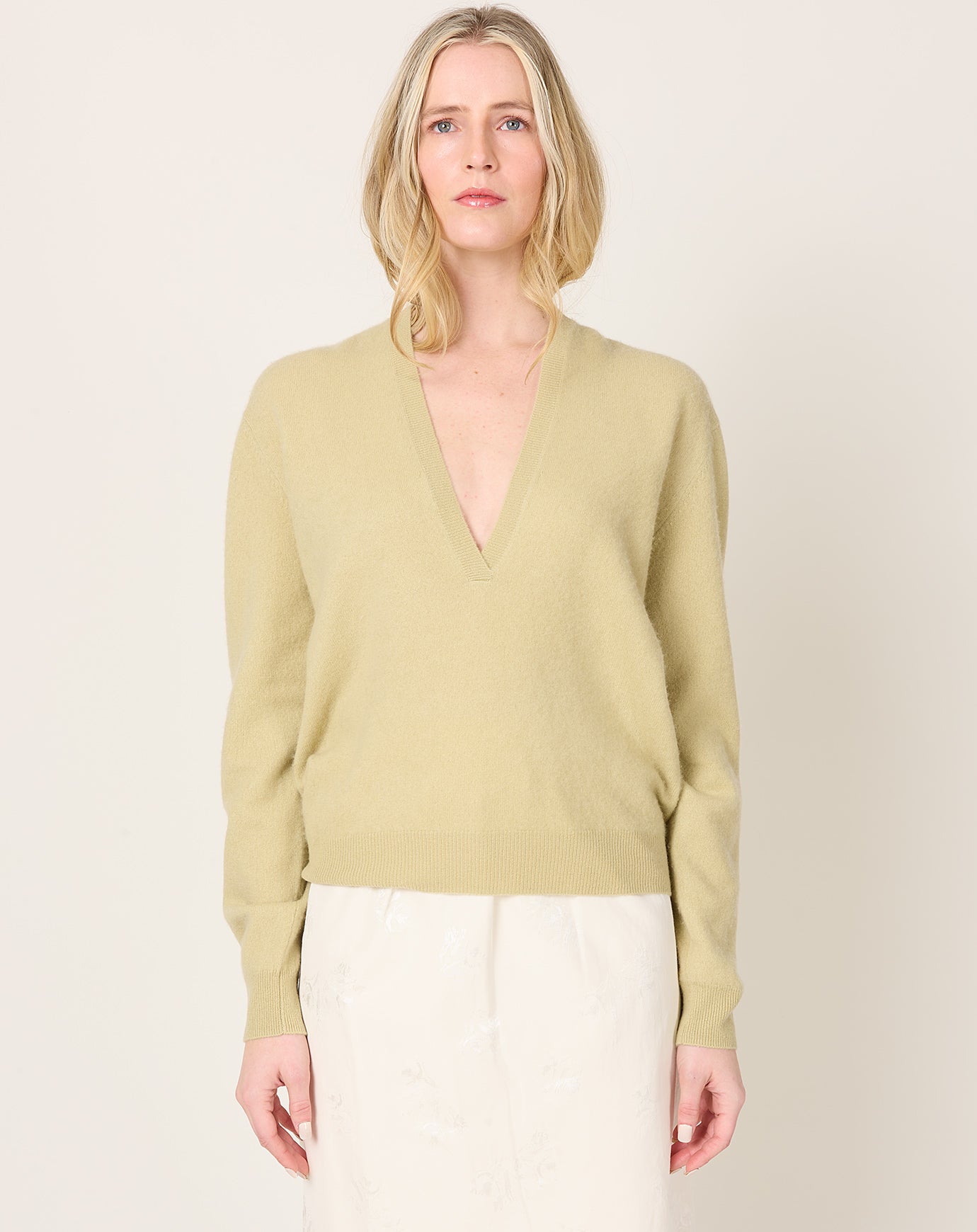 Frenckenberger Mini Johnny Sweater in Faded Beige