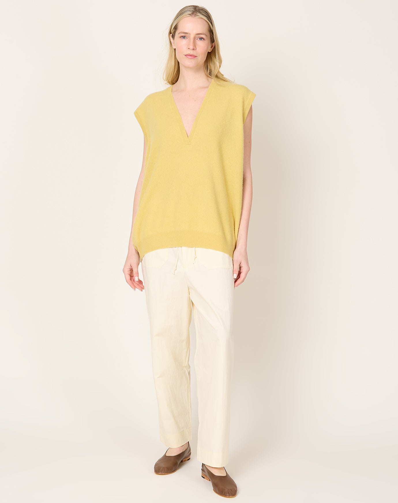 Frenckenberger SL Johnny Sweater in Sun Yellow