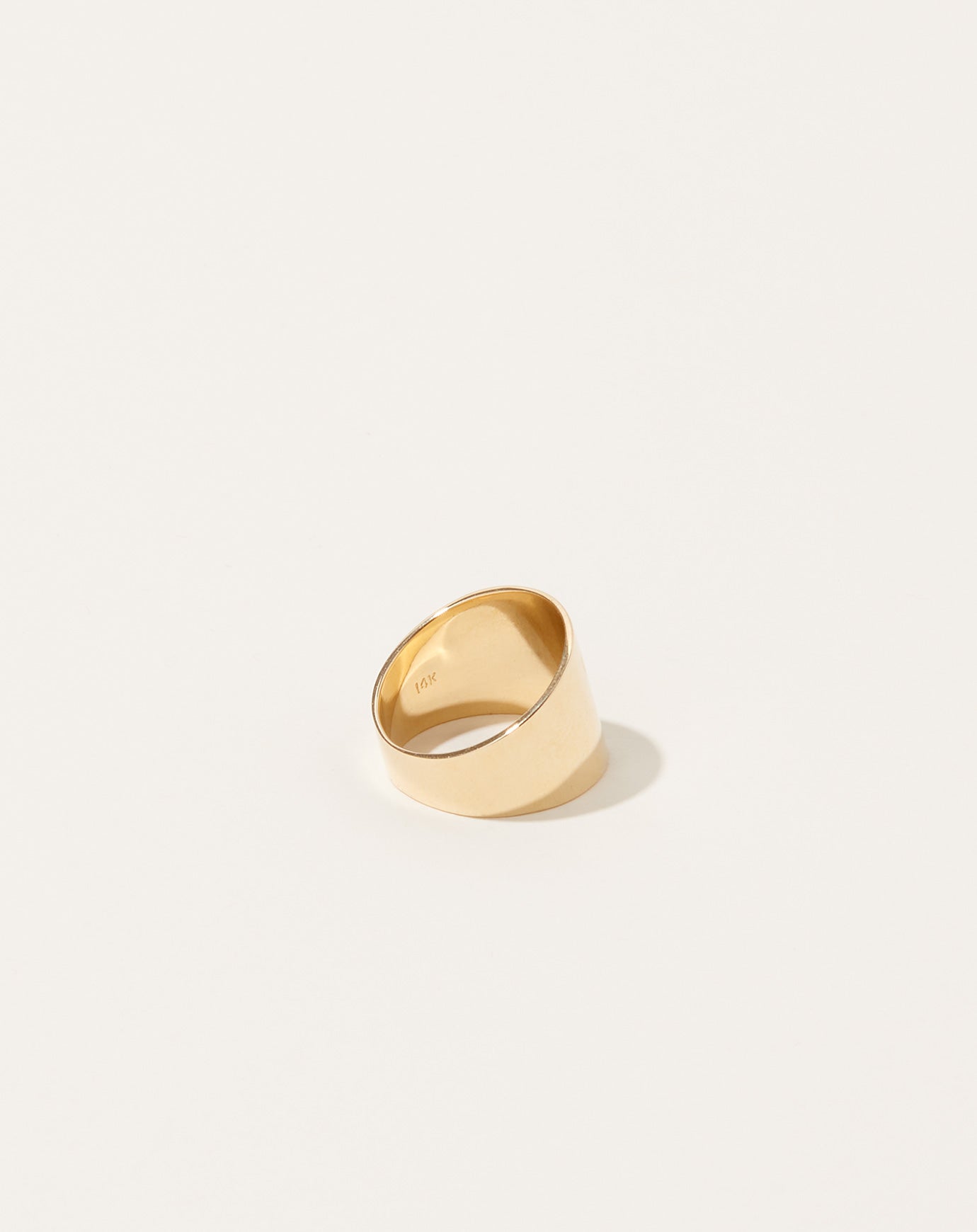 Gabriela Artigas Cigar Band Ring in Yellow Gold