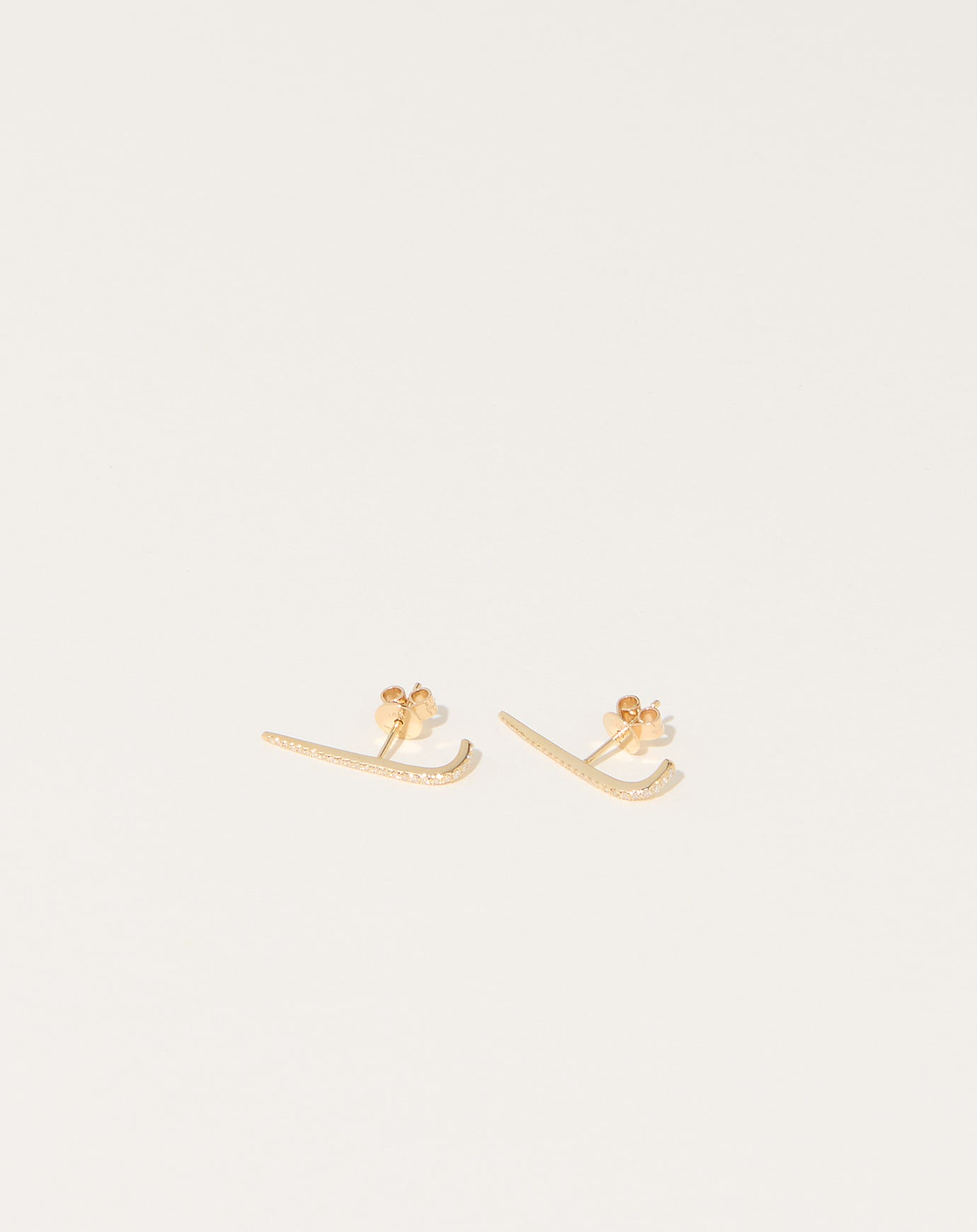 Gabriela Artigas Pair of Kiba Earrings in Yellow Gold