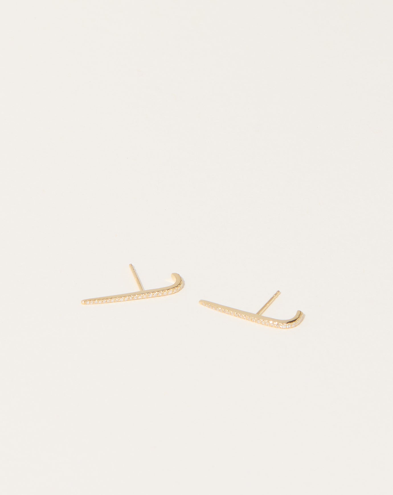Gabriela Artigas Pair of Kiba Earrings in Yellow Gold