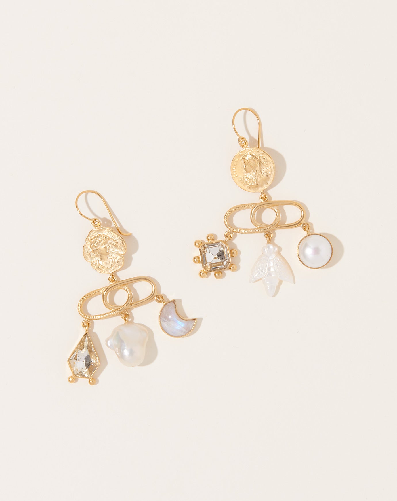 Grainne Morton Decorative Linked Balance Drop Earrings