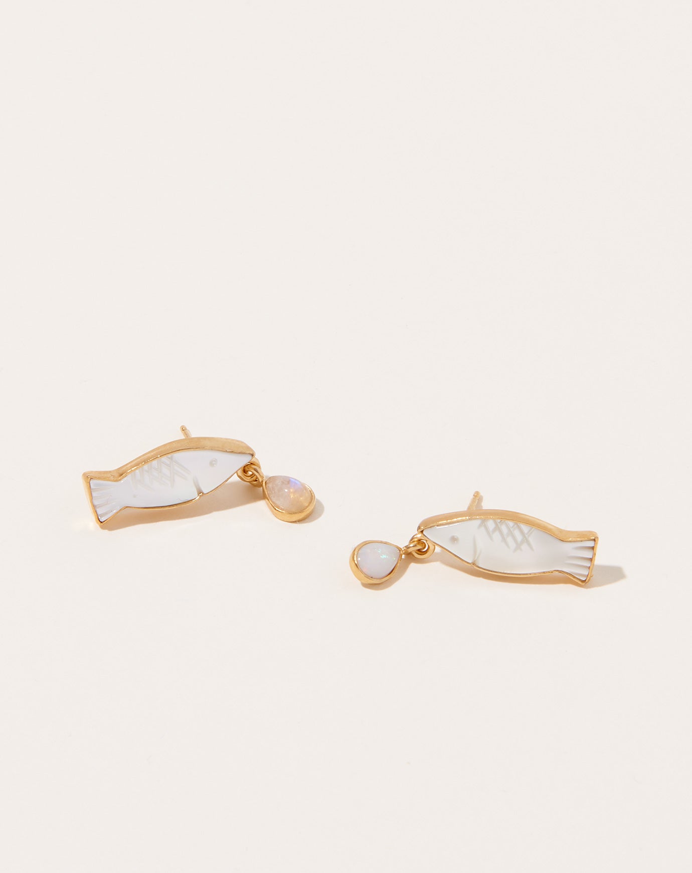 Grainne Morton Fish Drop Earrings