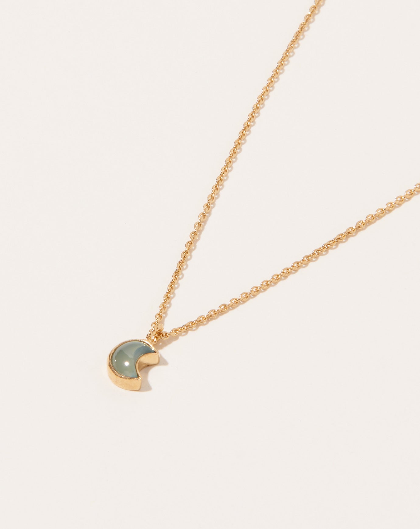 Grainne Morton Moon Charm Necklace