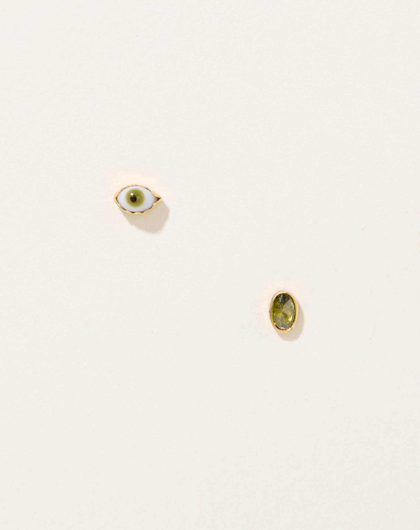 Grainne Morton Detachable Victorian Drop Earrings in Green