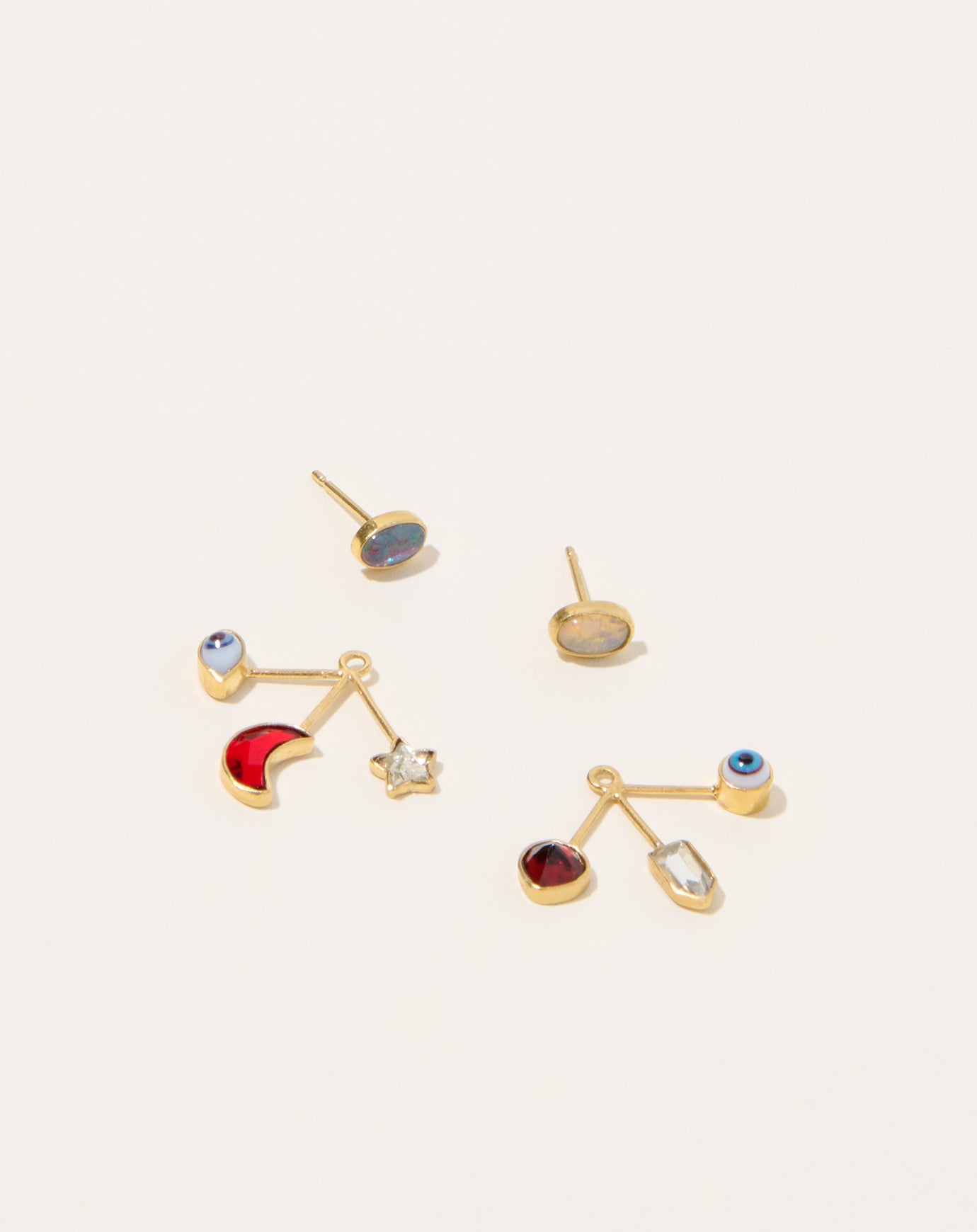 Grainne Morton Eye Ear Jacket Earrings II