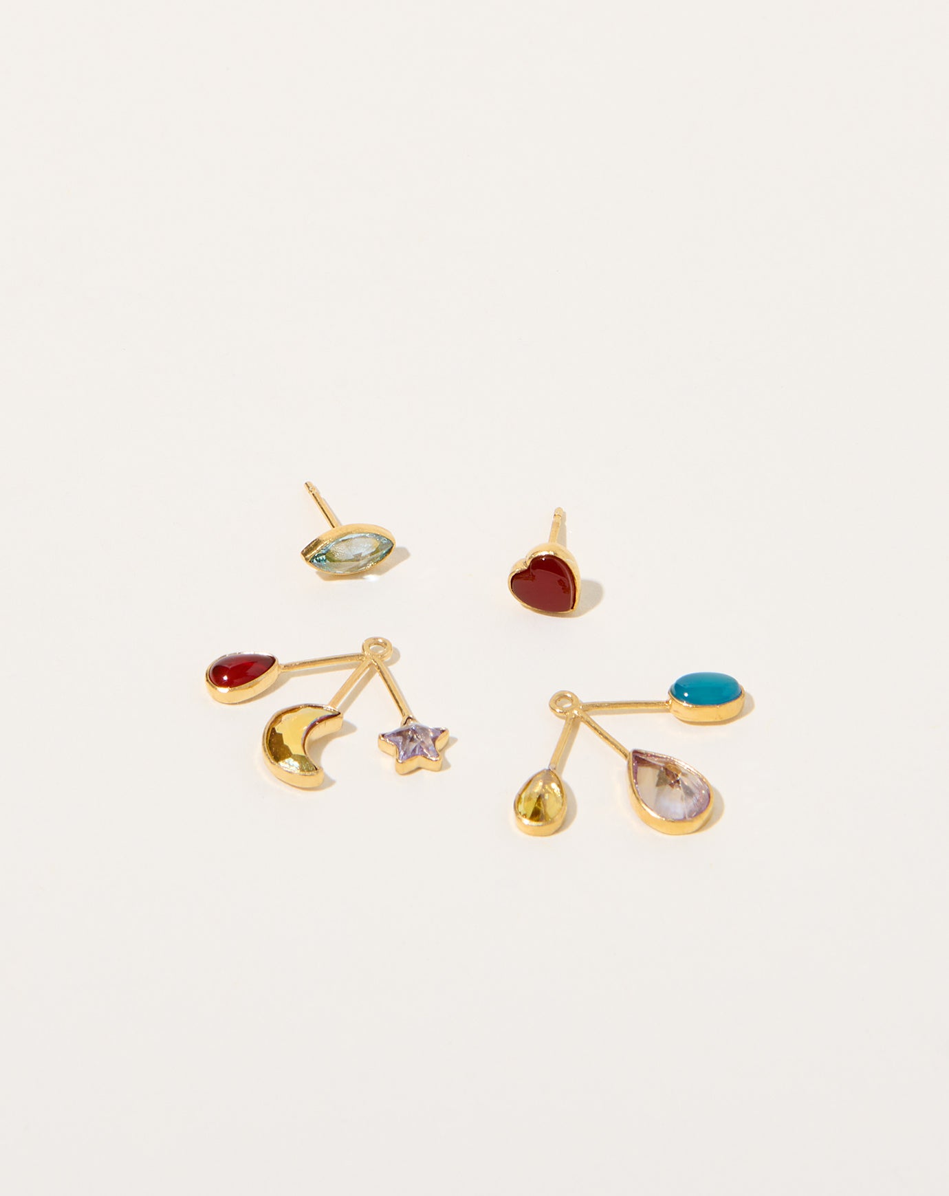 Grainne Morton Eye Ear Jacket Earrings IV