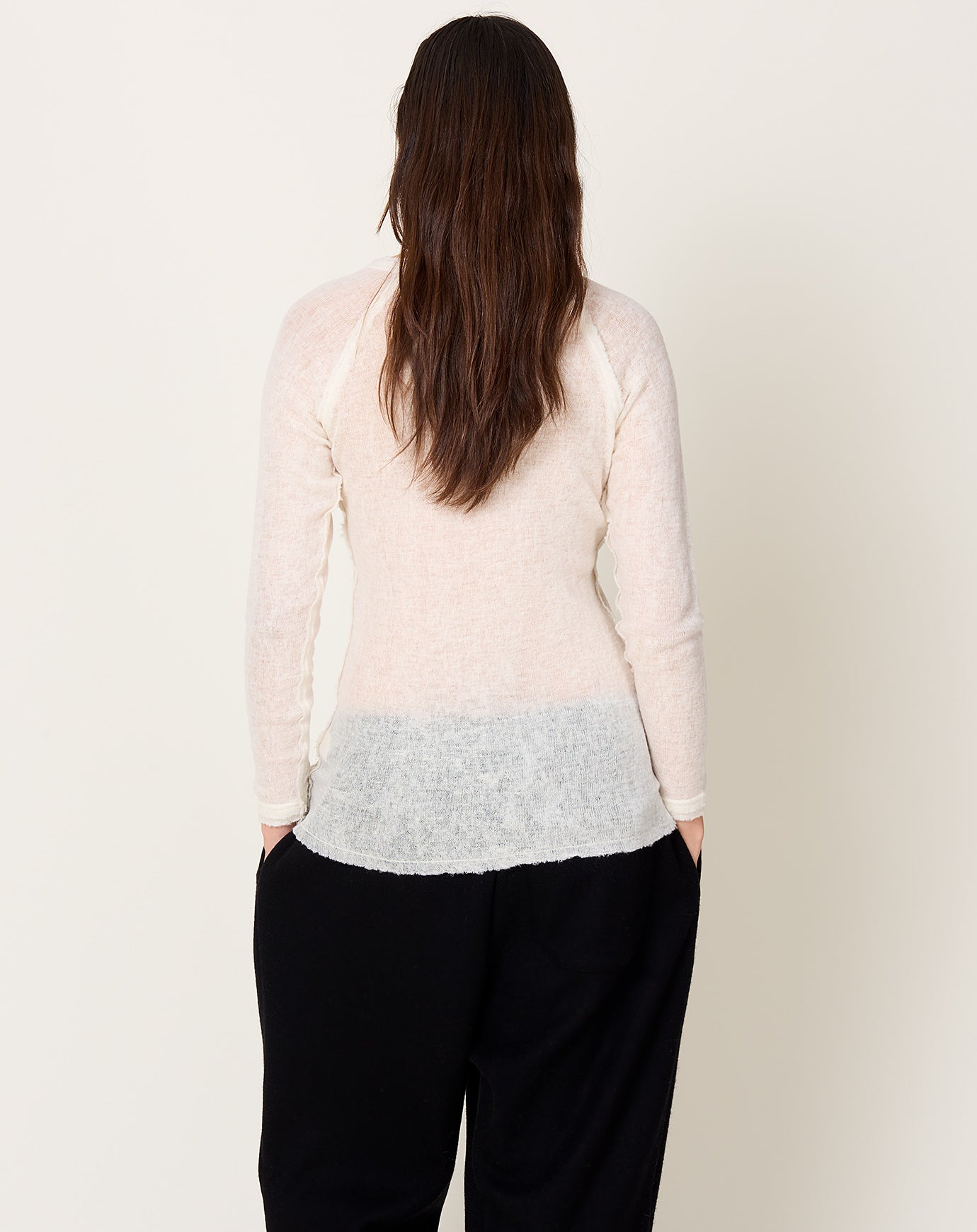 Guðrun & Guðrun Barba Round Neck in Off White