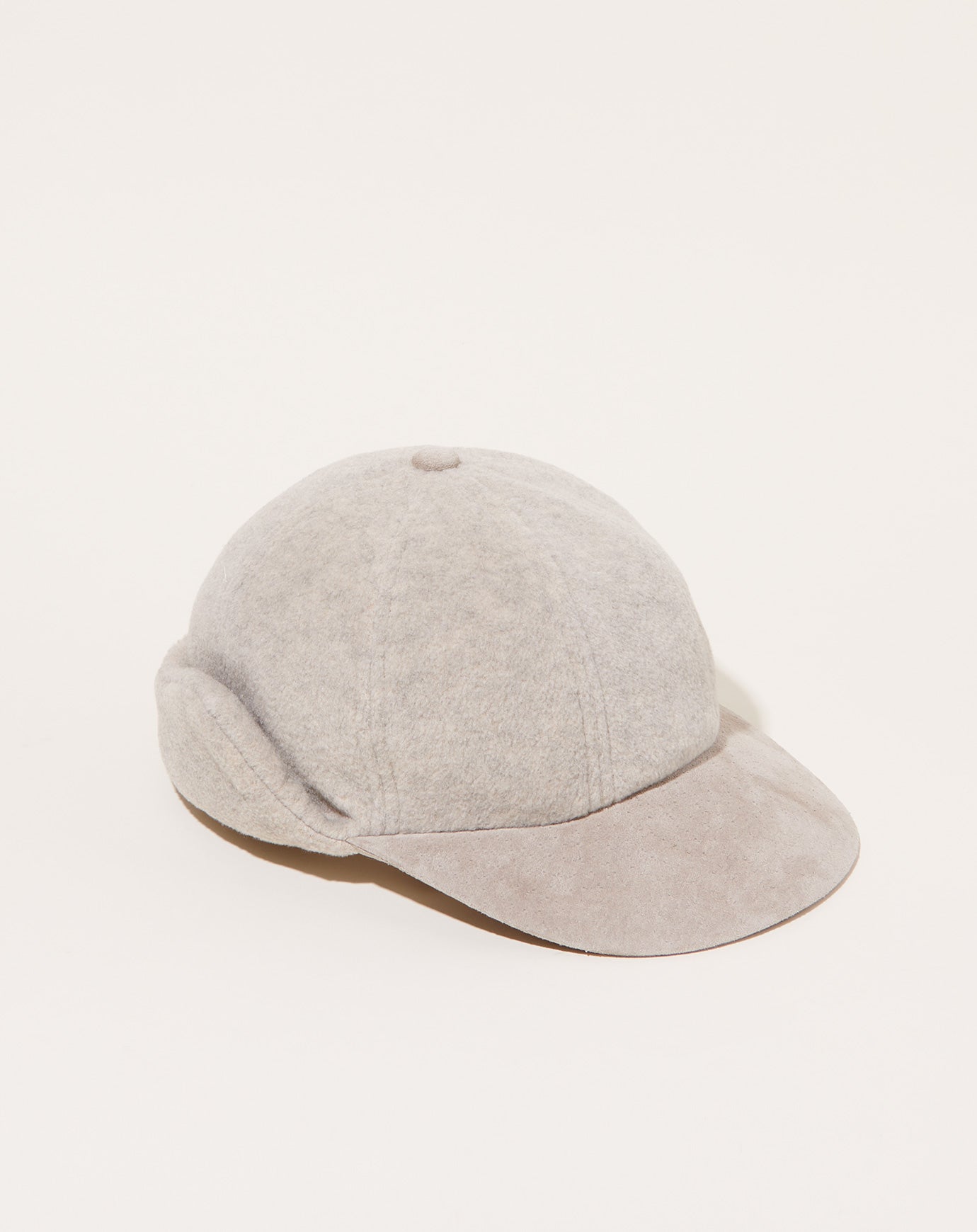 Hender Scheme Fleece Ear Cap in Melange Grey