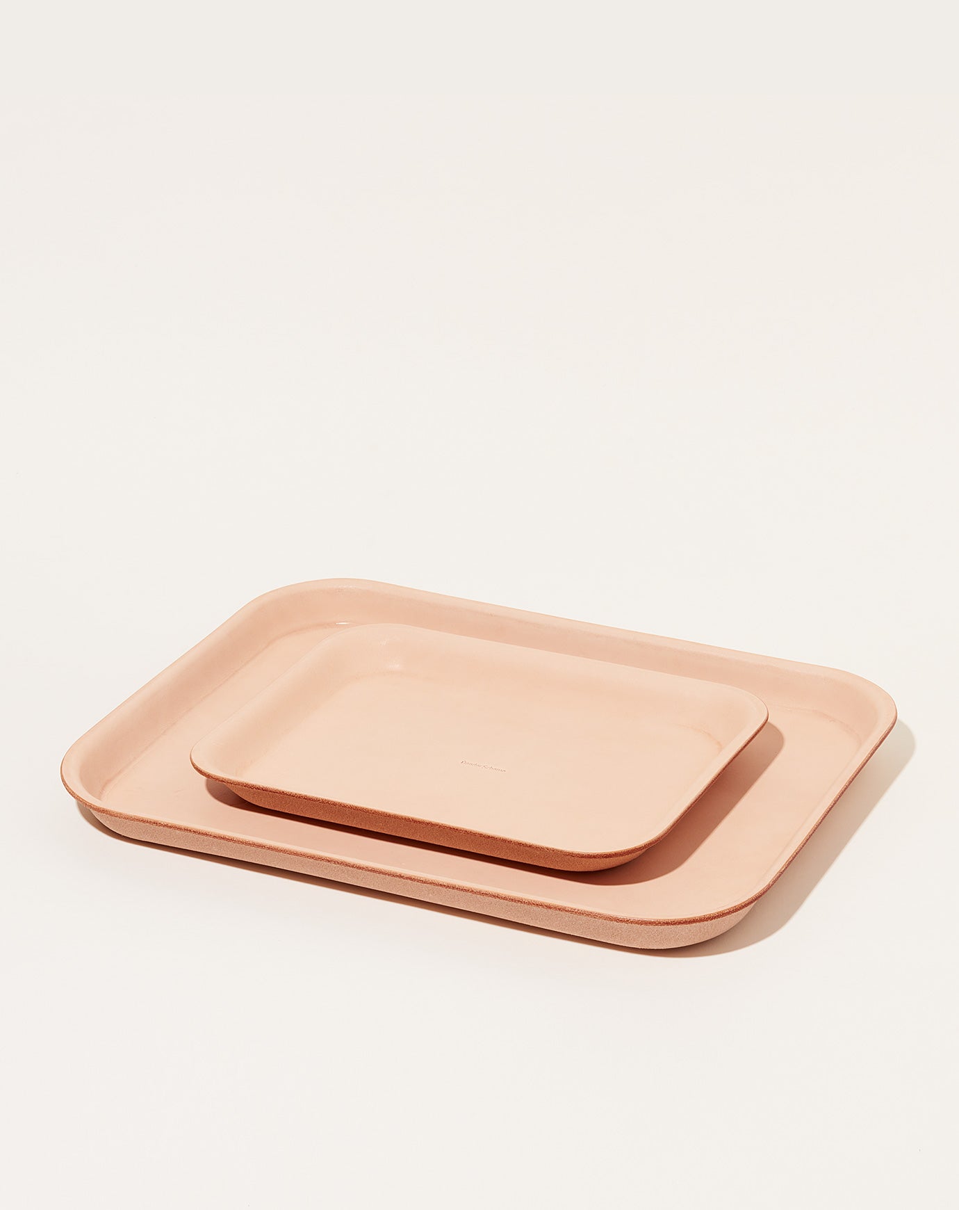 Hender Scheme Leather Tray M in Natural