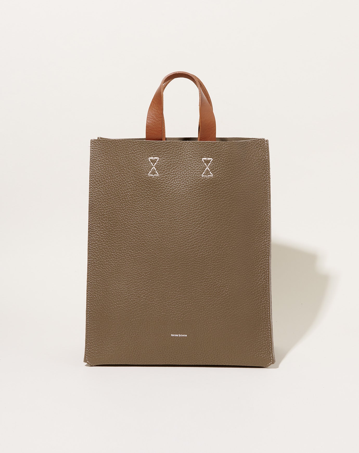 Hender Scheme Paper Bag Big in Taupe