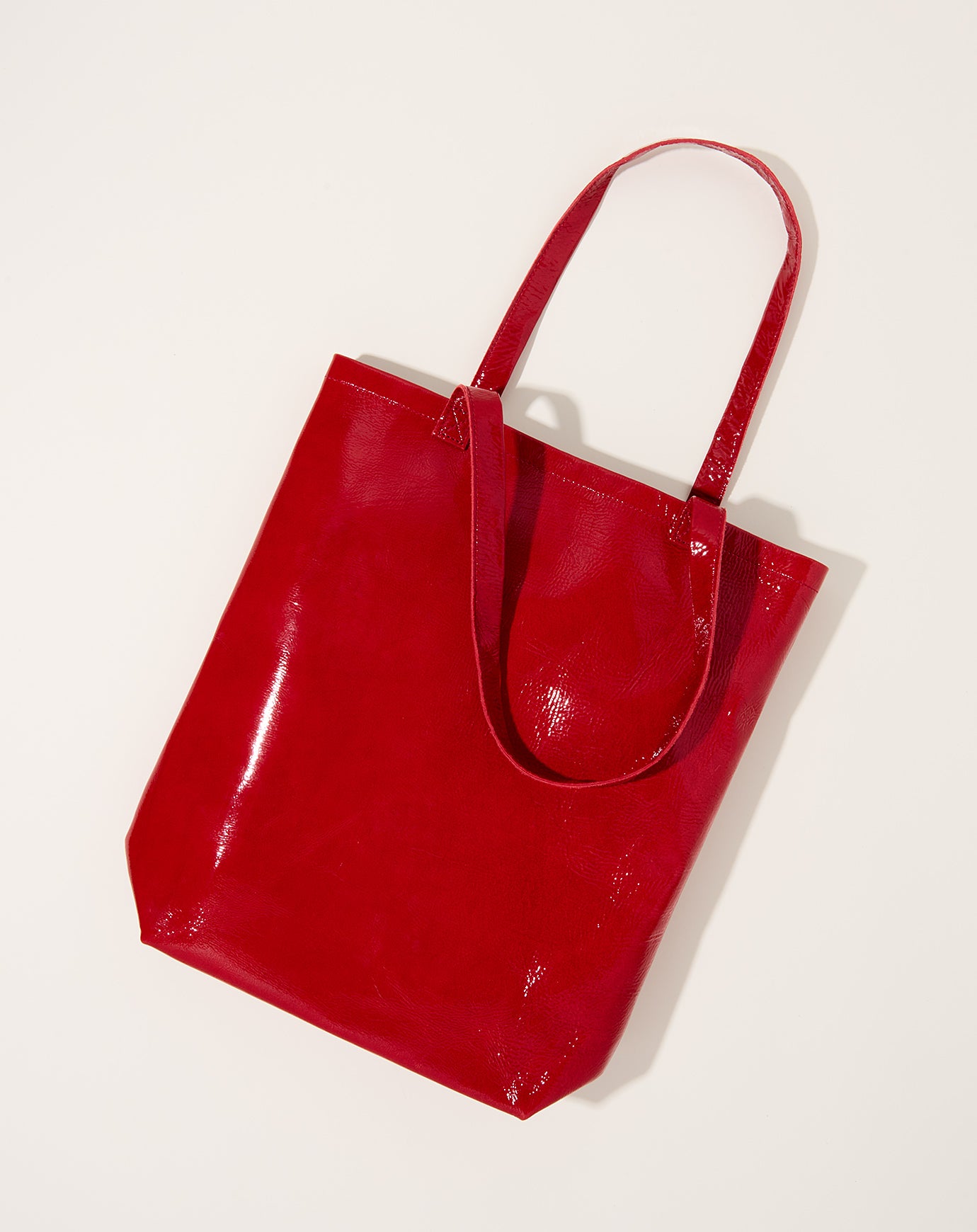 Hender Scheme Patent Horse Bag in Red