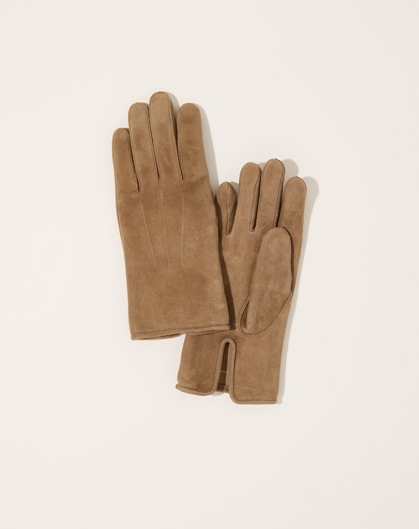 Hender Scheme Suede Glove in Khaki