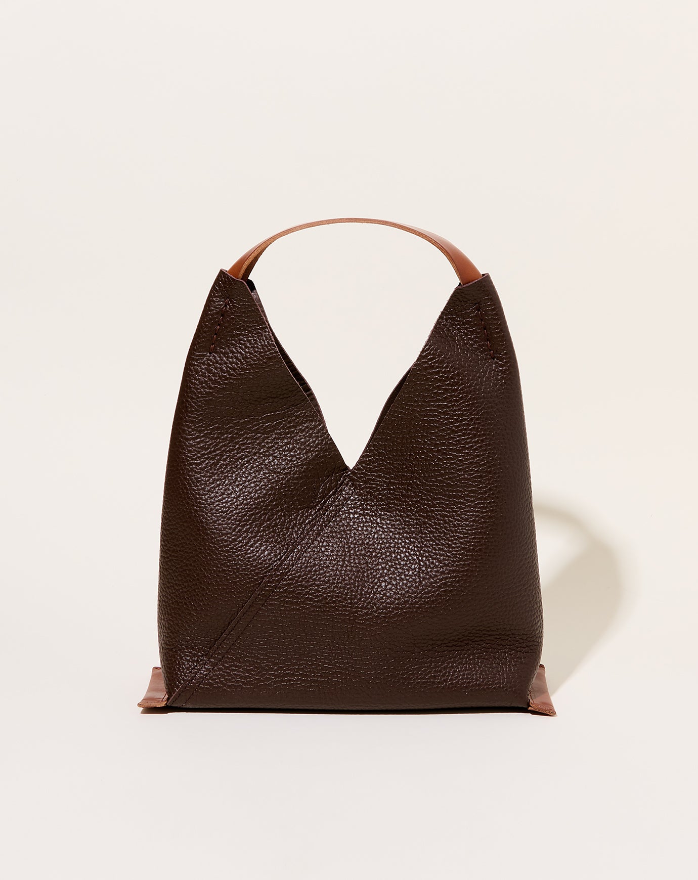 Hender Scheme Triangle Bag in Dark Brown
