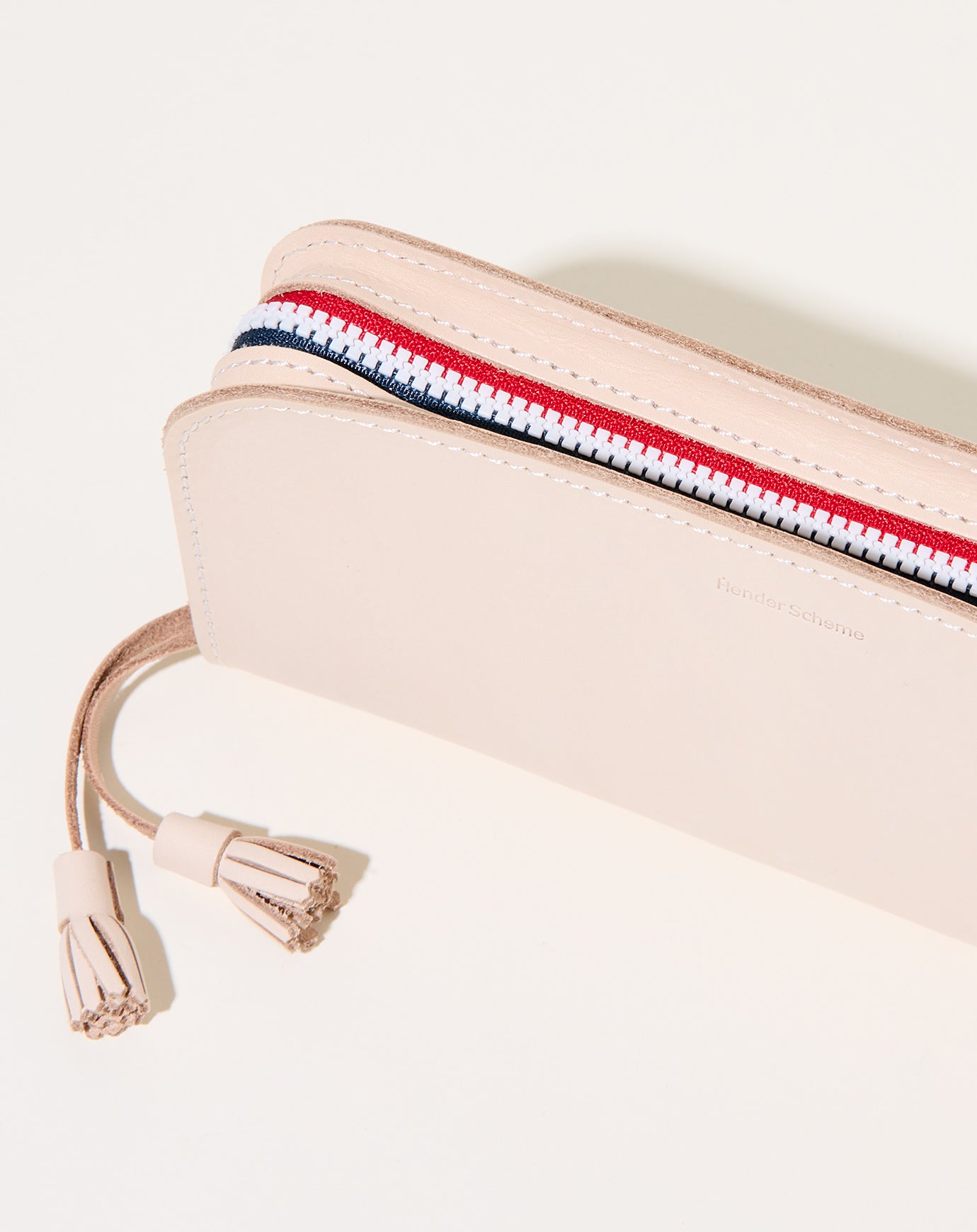 Hender Scheme Zip Pen Case in Natural