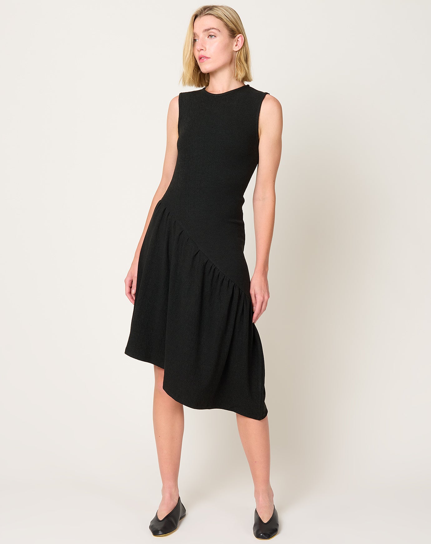 Henrik Vibskov Altitude Dress in Jersey Black