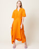 Henrik Vibskov Cami Plissé Dress in Dark Cheddar
