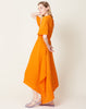 Henrik Vibskov Cami Plissé Dress in Dark Cheddar
