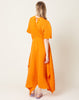 Henrik Vibskov Cami Plissé Dress in Dark Cheddar