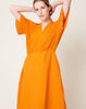Henrik Vibskov Cami Plissé Dress in Dark Cheddar