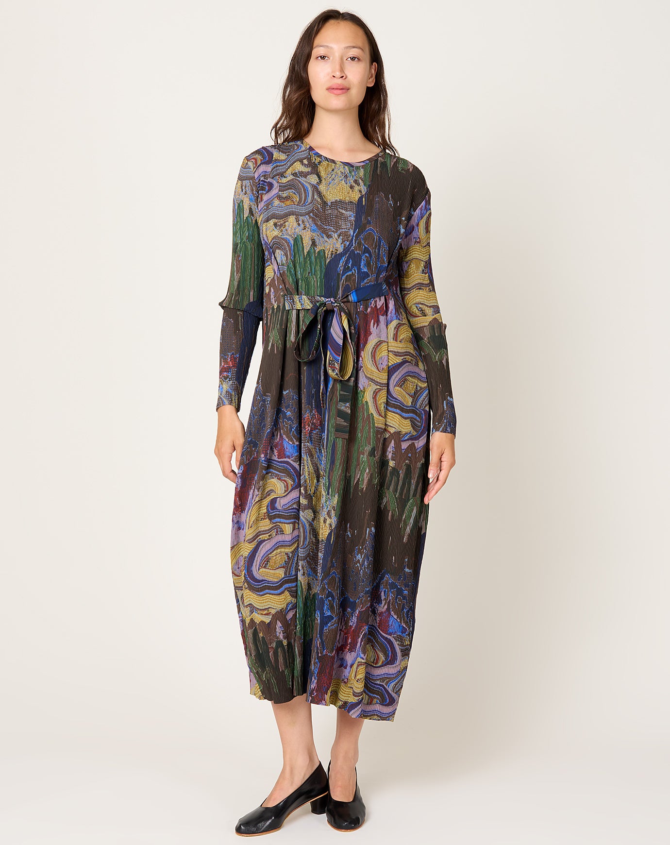 Henrik Vibskov O Dress in Graphic Slopes