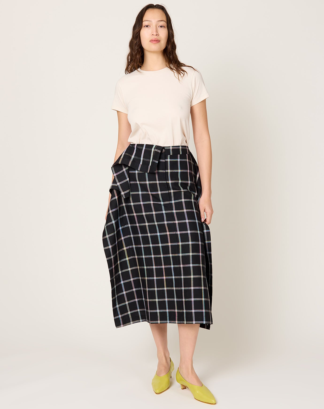 Henrik Vibskov OcuSkirt in Black Checks