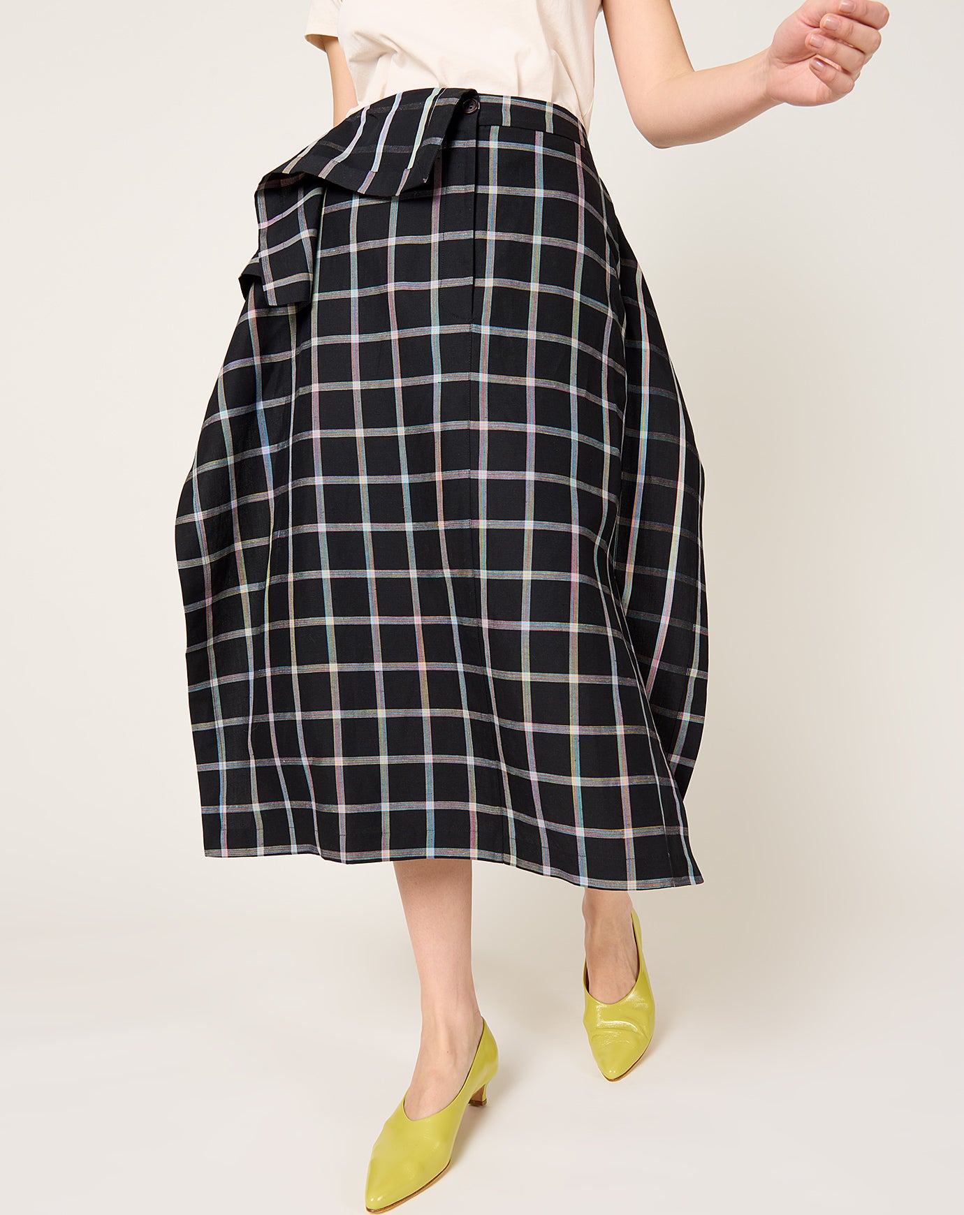 Henrik Vibskov OcuSkirt in Black Checks