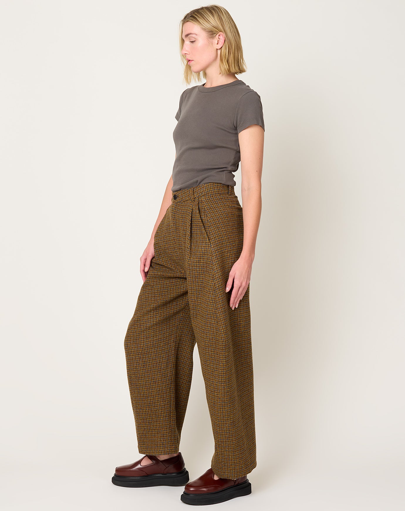 Henrik Vibskov One Pants in Pied De Poule