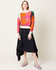 Henrik Vibskov Weave Knit Roundneck in Pink Orange Green Check