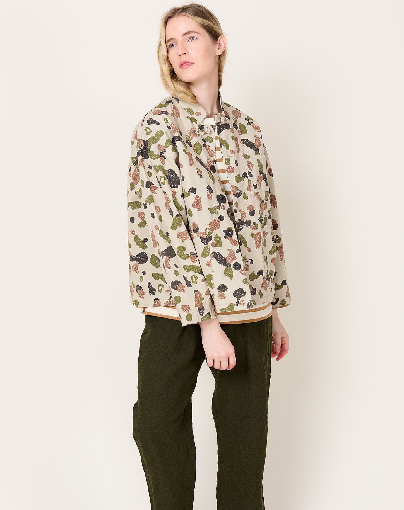 Ichi Antiquités Camo Jacket