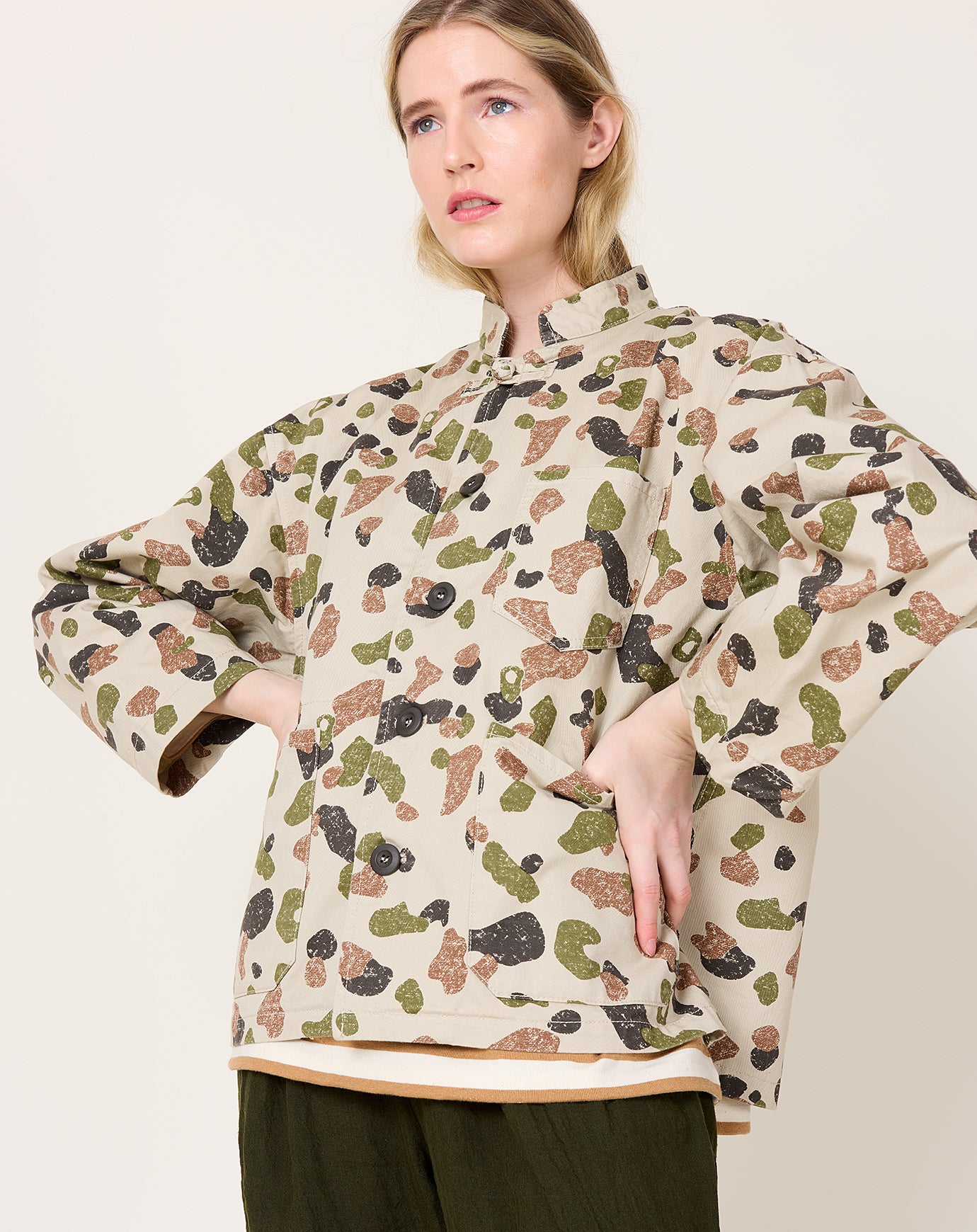 Ichi Antiquités Camo Jacket