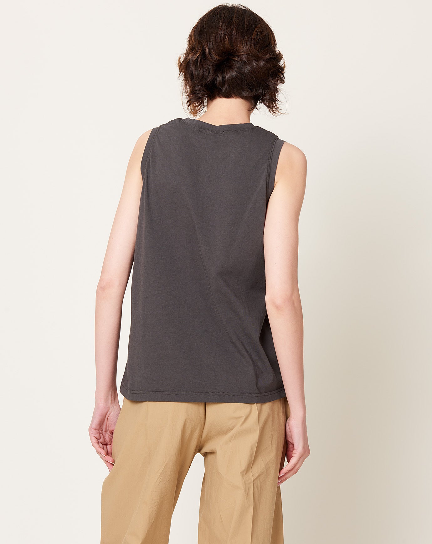 Ichi Antiquités Tank Top in Charcoal