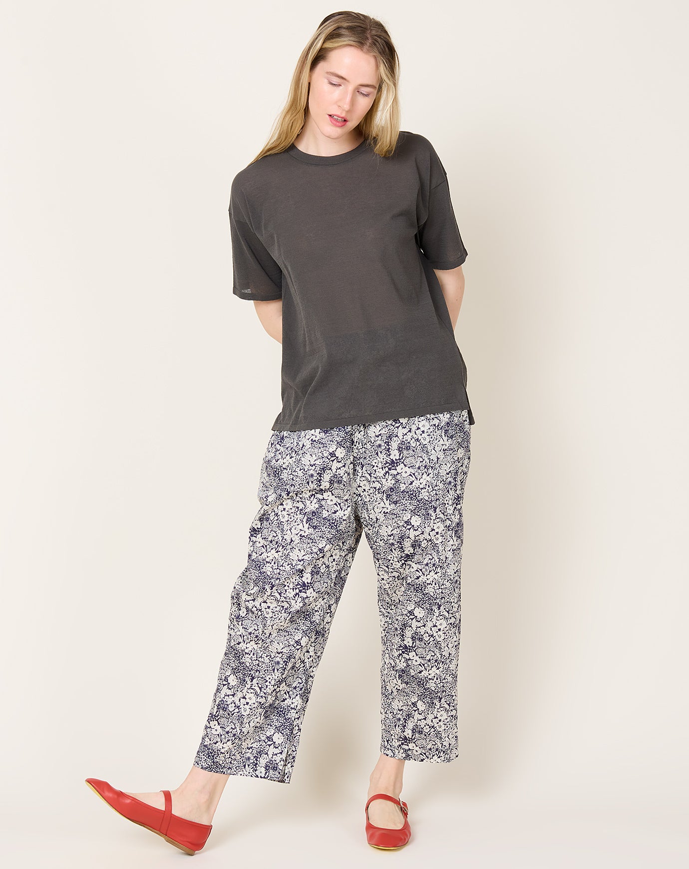 Ichi Antiquités Liberty Pants in Small Flower