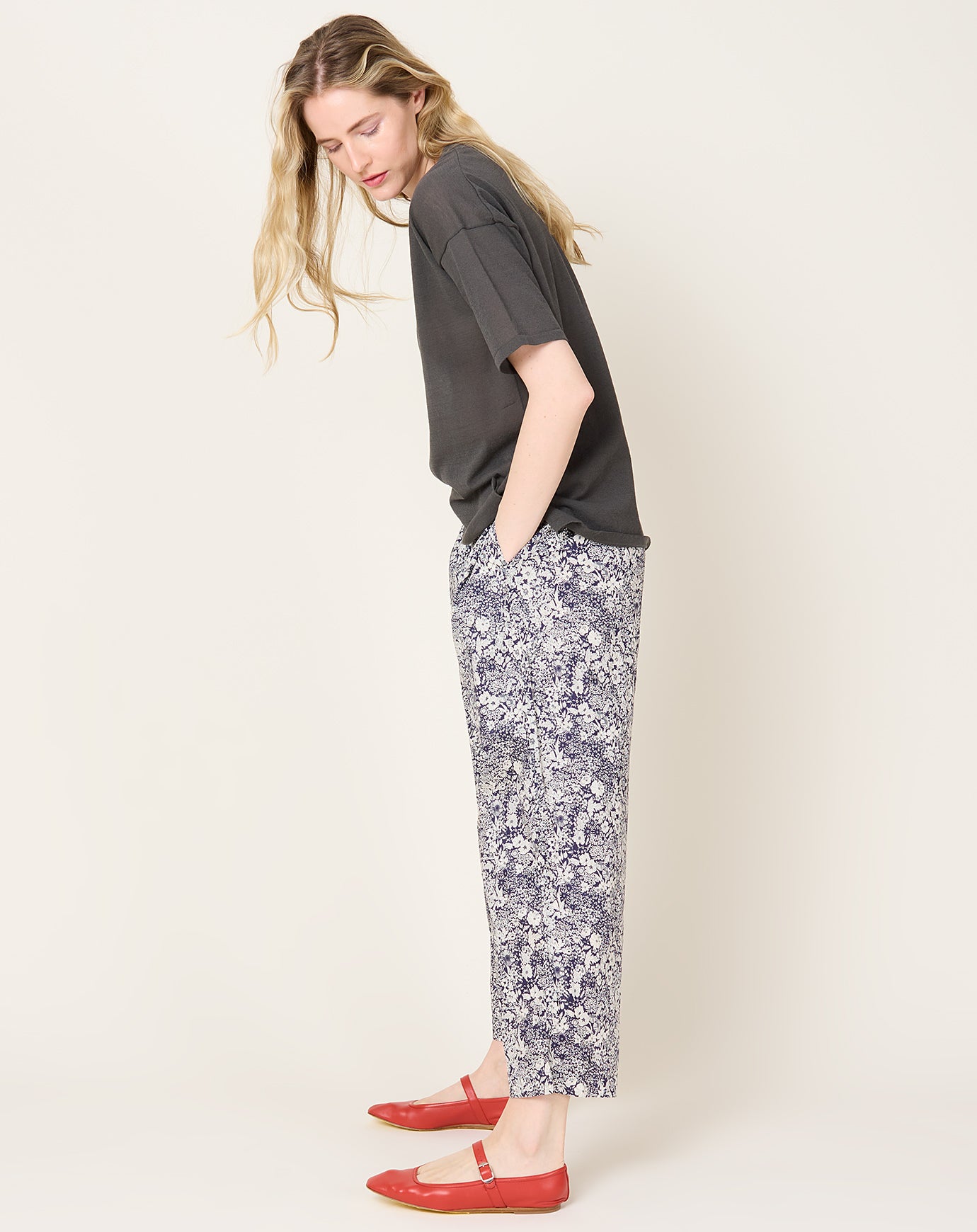Ichi Antiquités Liberty Pants in Small Flower