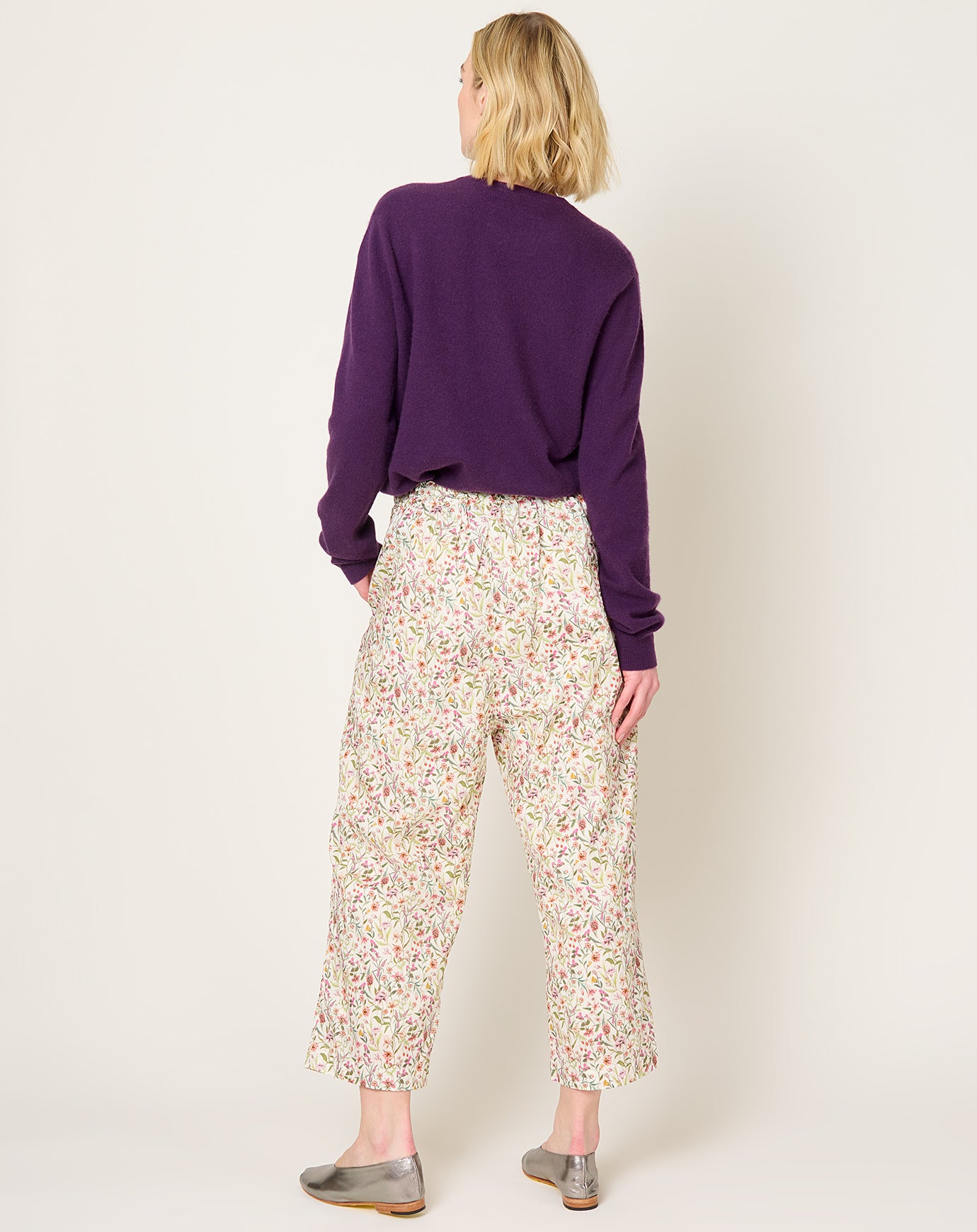 Ichi Antiquités Liberty Pants in Flower