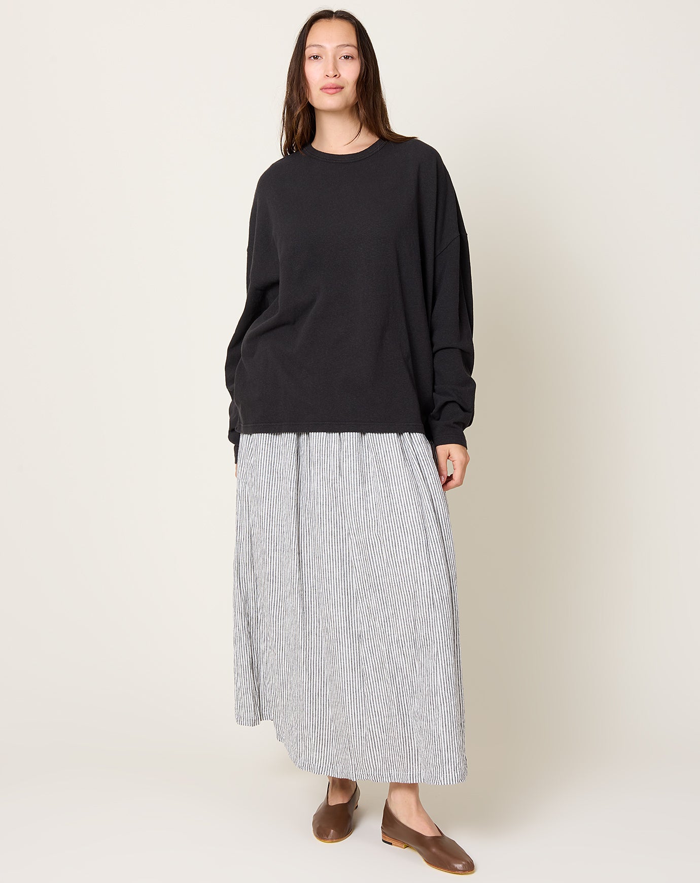 Ichi Antiquités Loose Pullover in Black