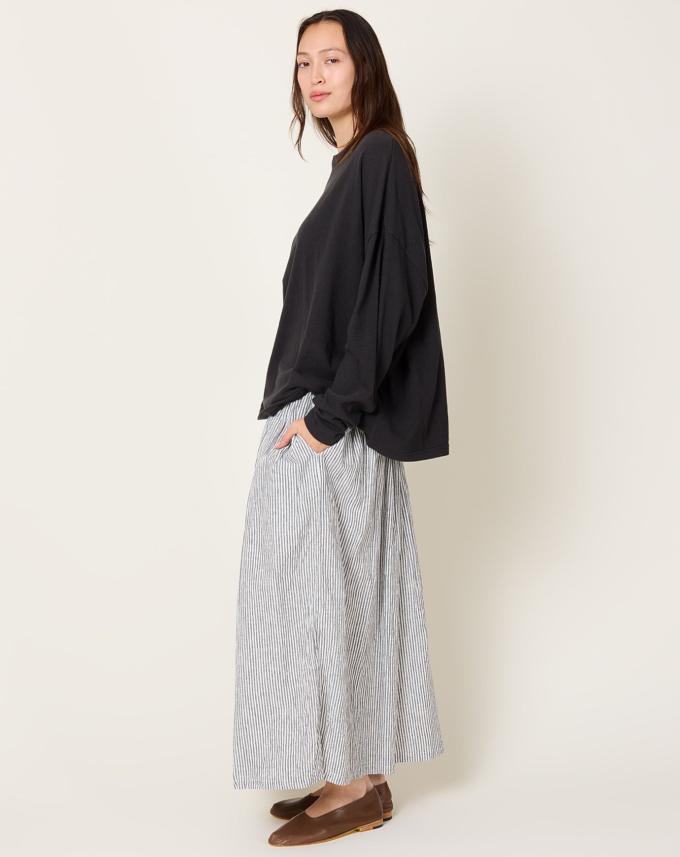 Ichi Antiquités Loose Pullover in Black