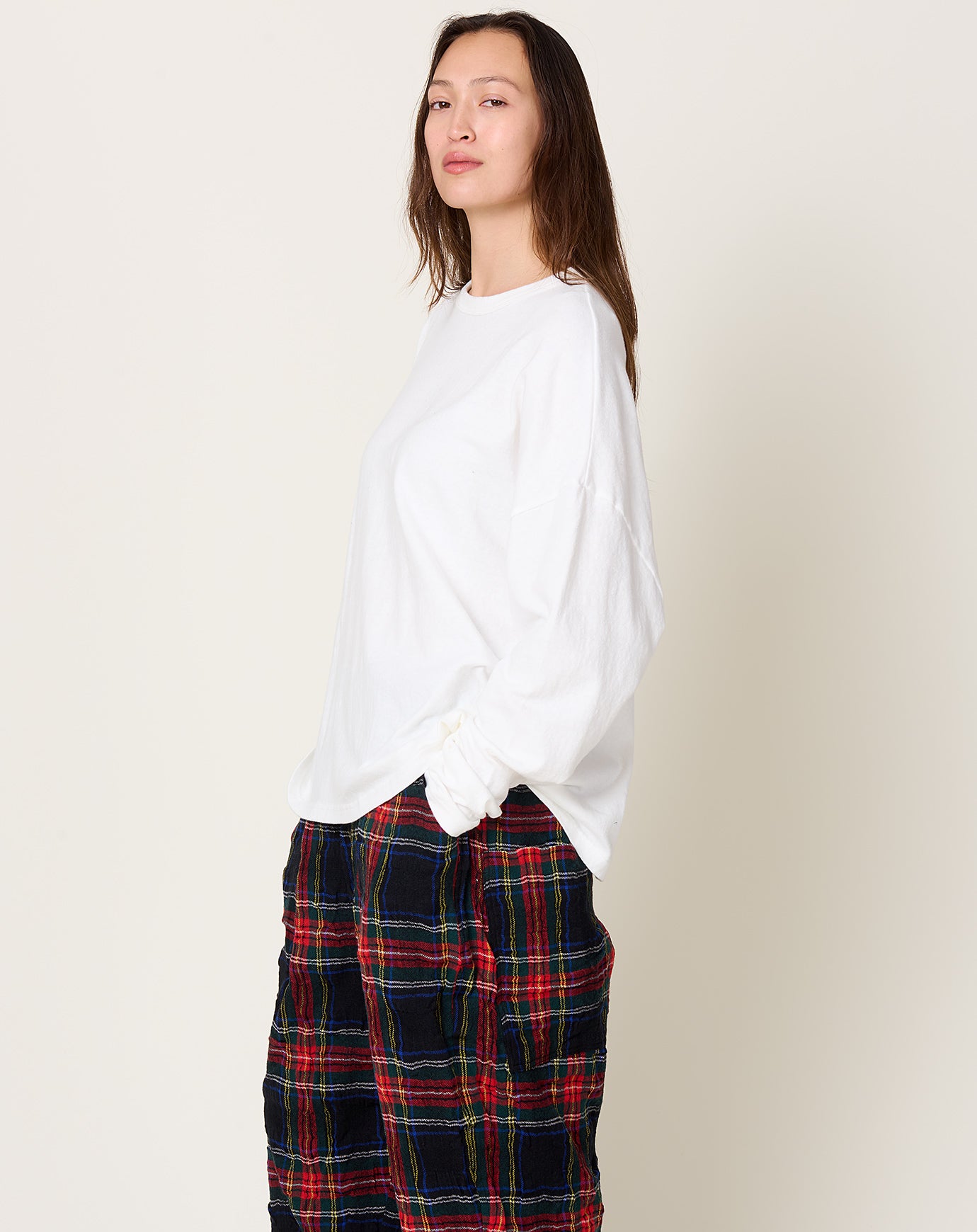 Ichi Antiquités Loose Pullover in White