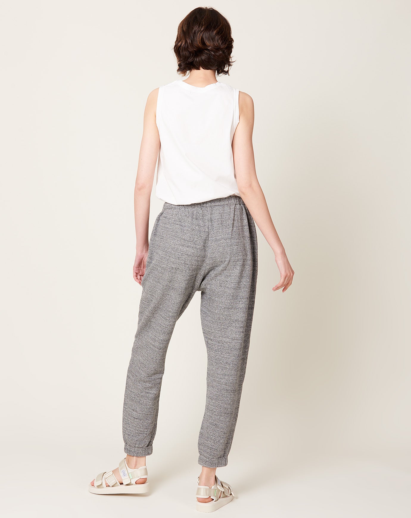 Ichi Antiquités Raffy French Terry Pants in Charcoal