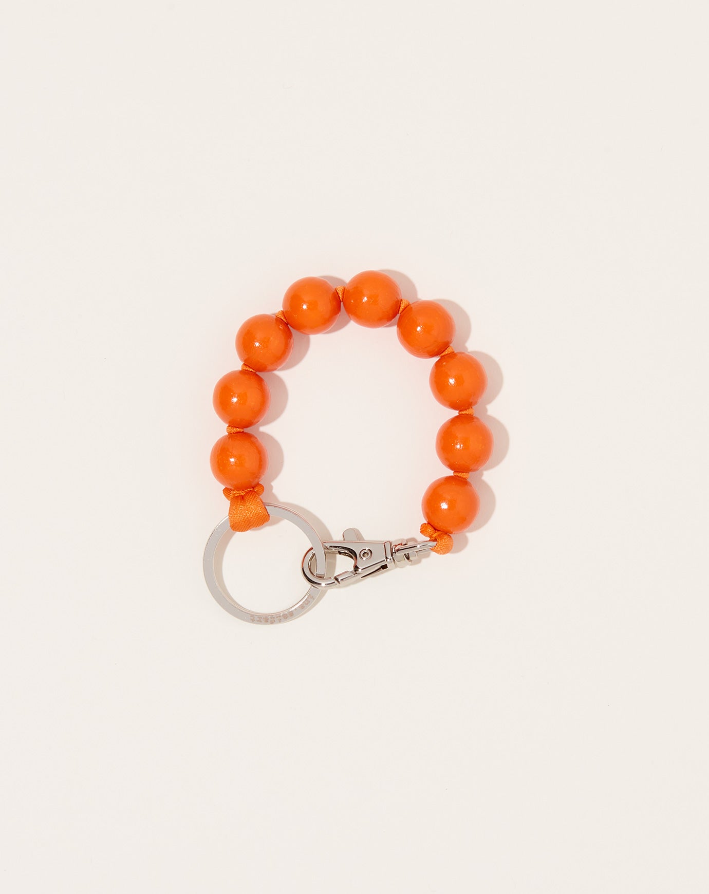 Ina Seifart Big Perlen Short Keyholder in Orange