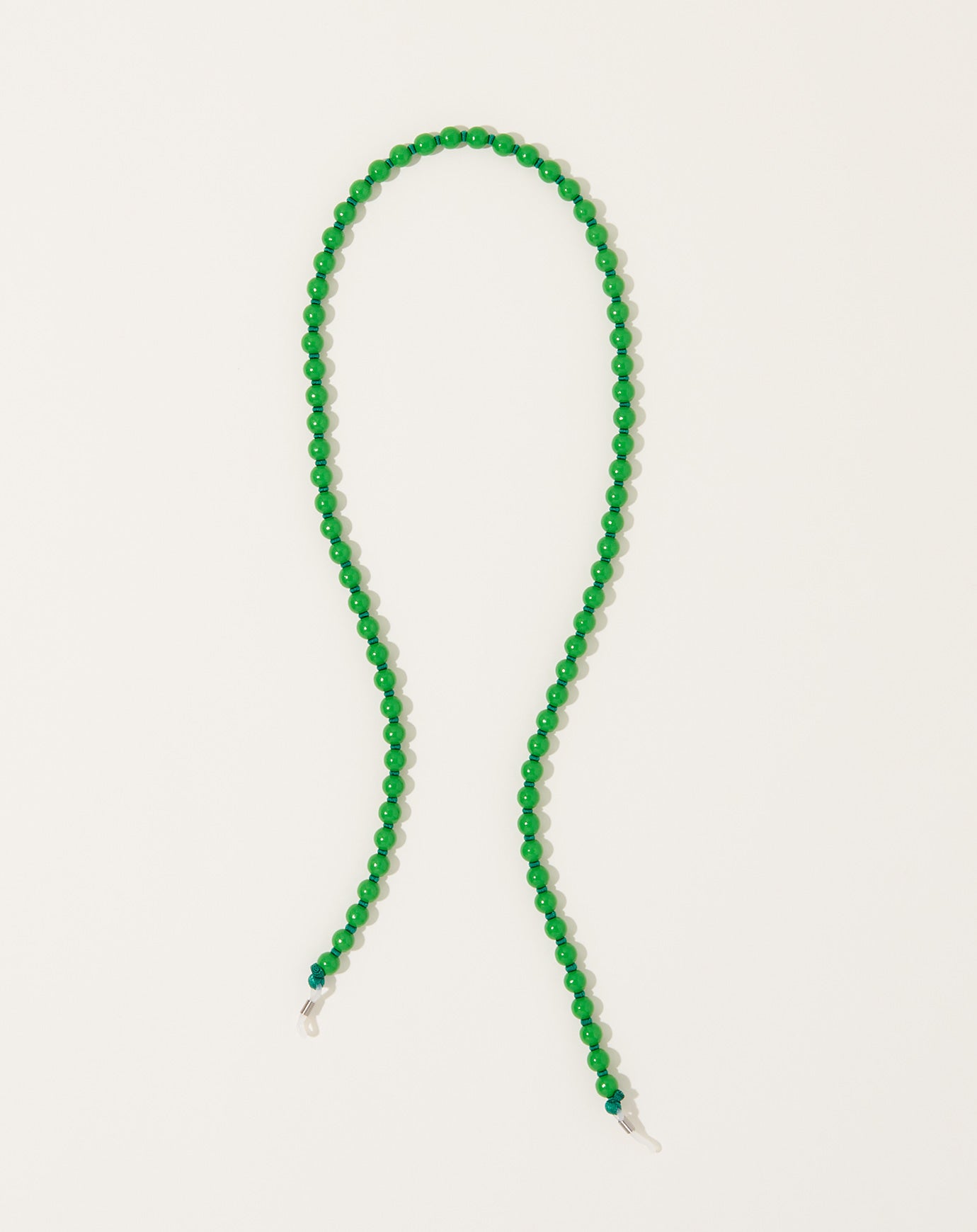 Ina Seifart Brillenkette Eyeglass Chain in Green on Dark Green