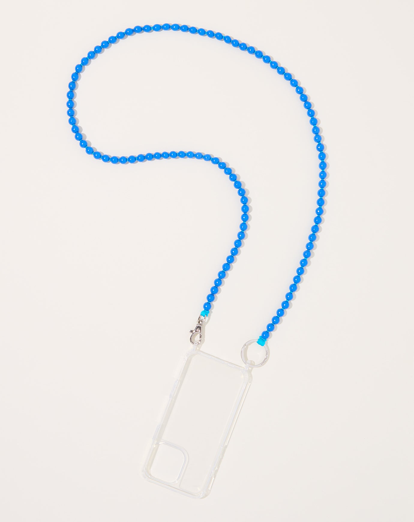 Ina Seifart Handykette iPhone Necklace in Blue on Light Blue