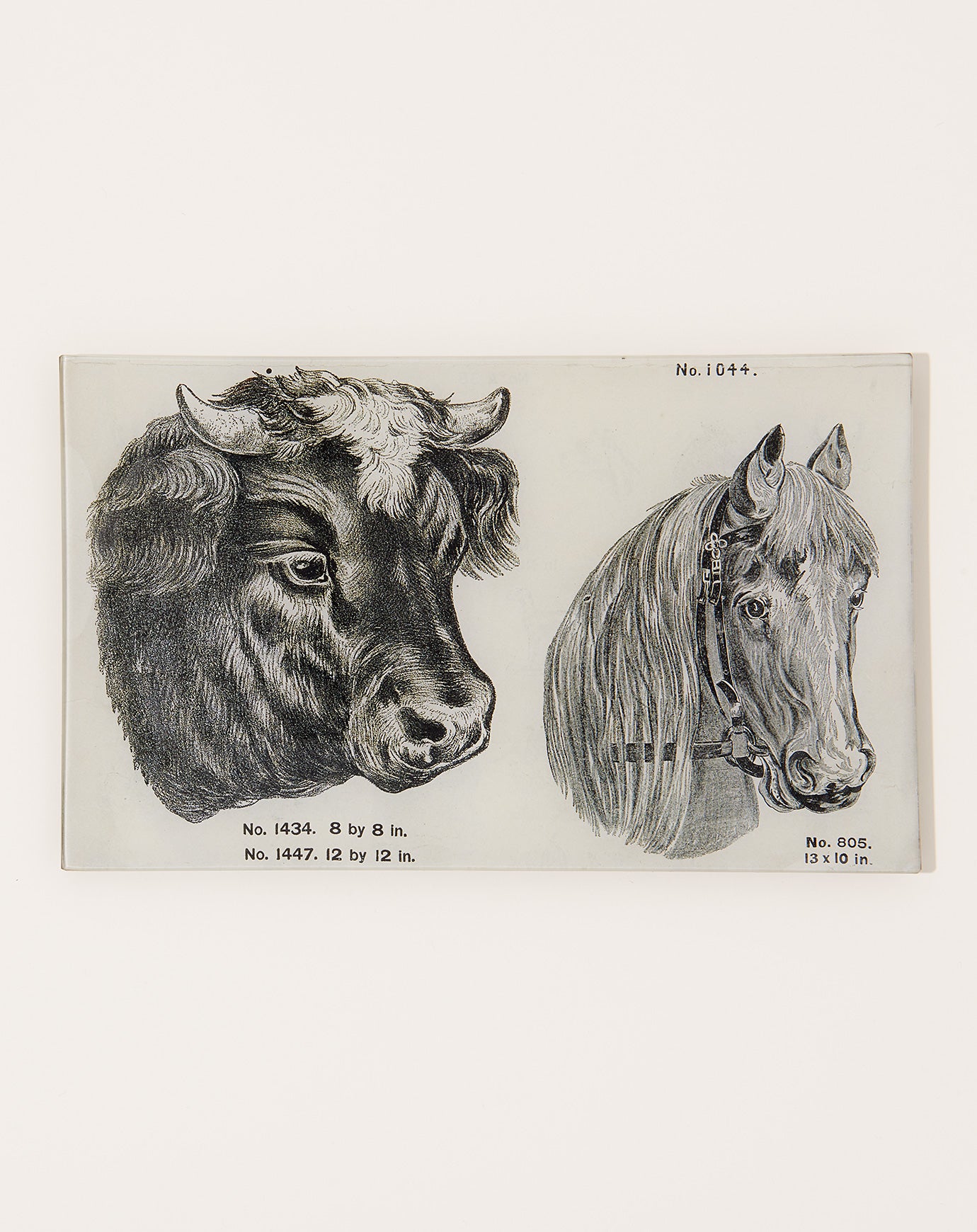 John Derian Cow and Horse Tray