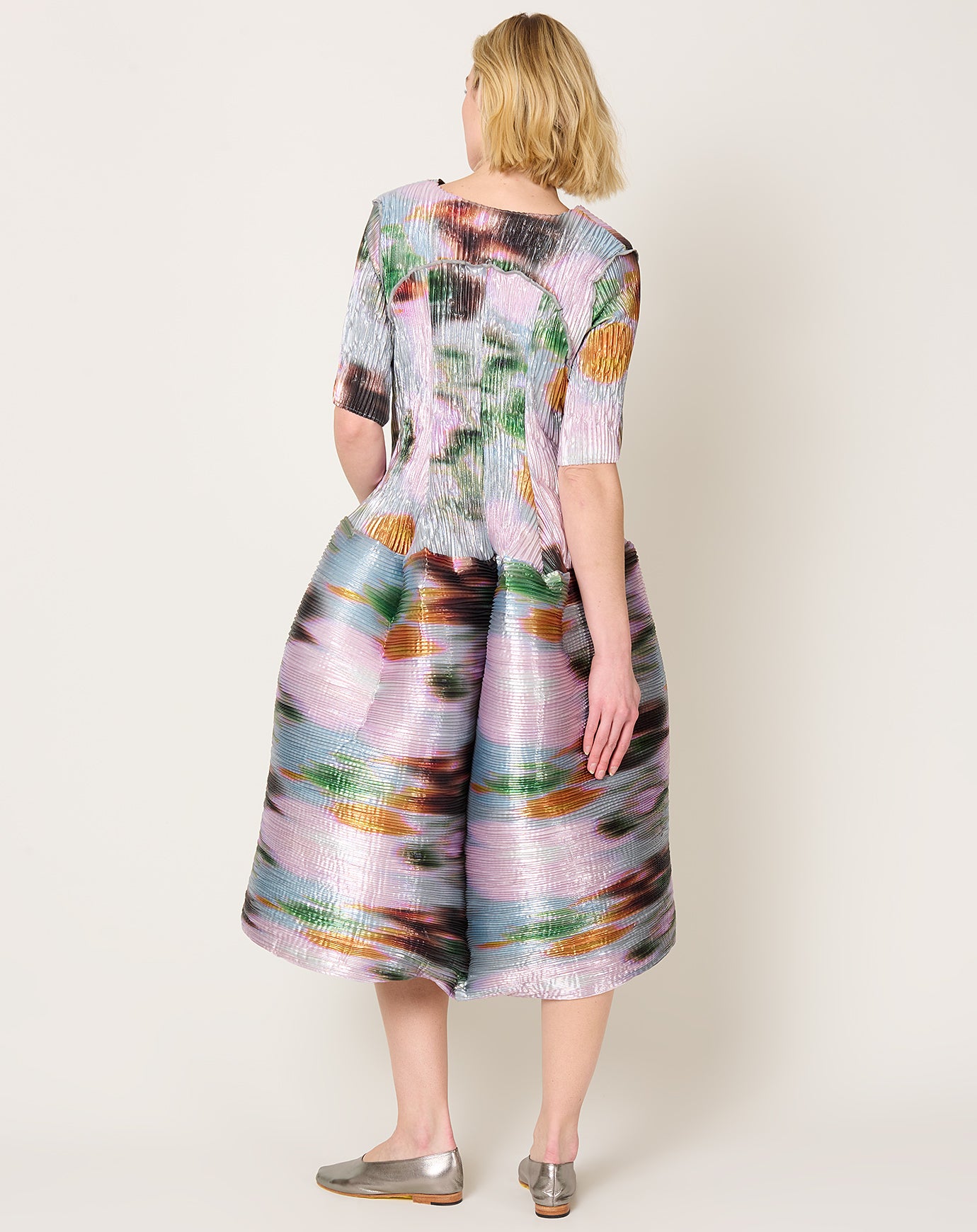 Julia Heuer Uma Dress in Metallic Maris