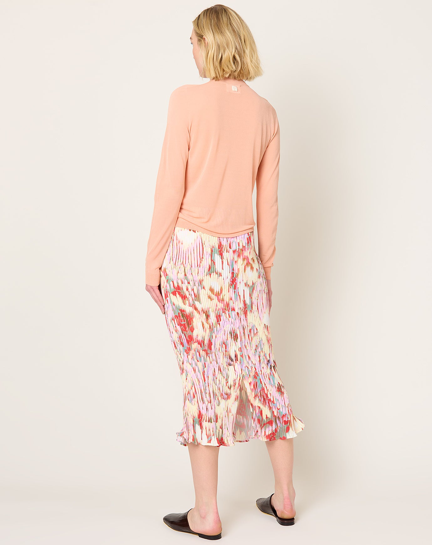 Julia Heuer Milla Pleated Skirt in Jim