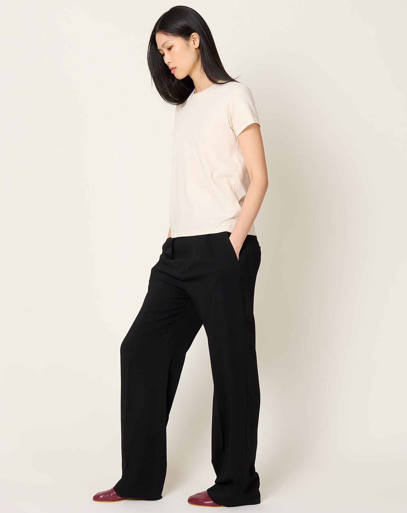 Kallmeyer Aiden Pleated Trouser in Black