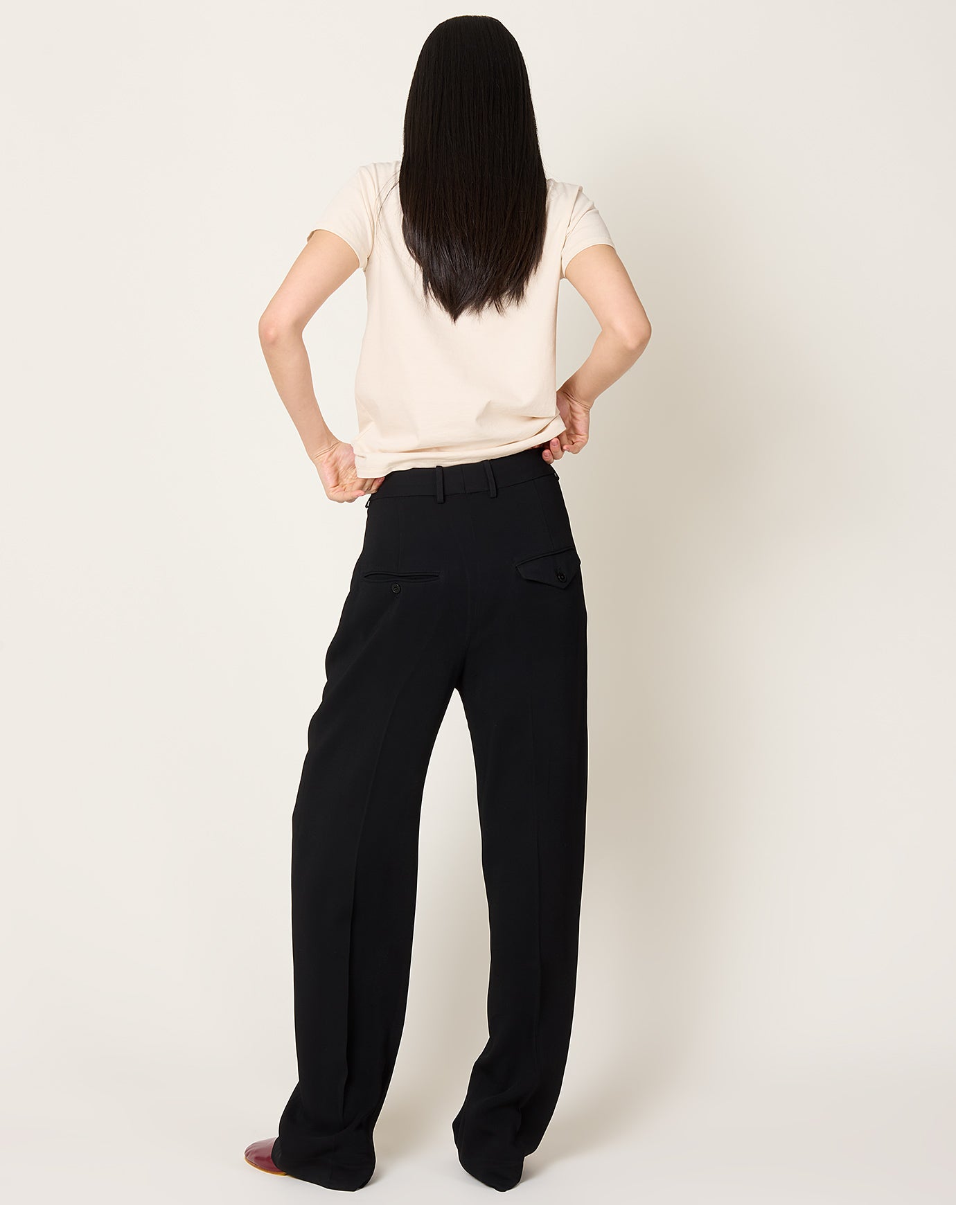 Kallmeyer Aiden Pleated Trouser in Black